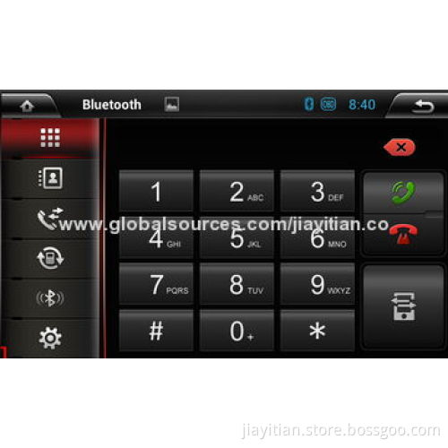 Android 4.2 Car Radio Player for VW Jetta/Golf/Passat B6/CC with Mirror Link/OBD II/1,024x600 Pixels